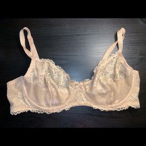 Savage x Fenty unlined floral lace bra 36D